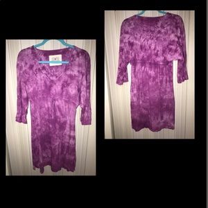 SM Margaritaville St. Somewhere Tie Dye Dress-MIDI